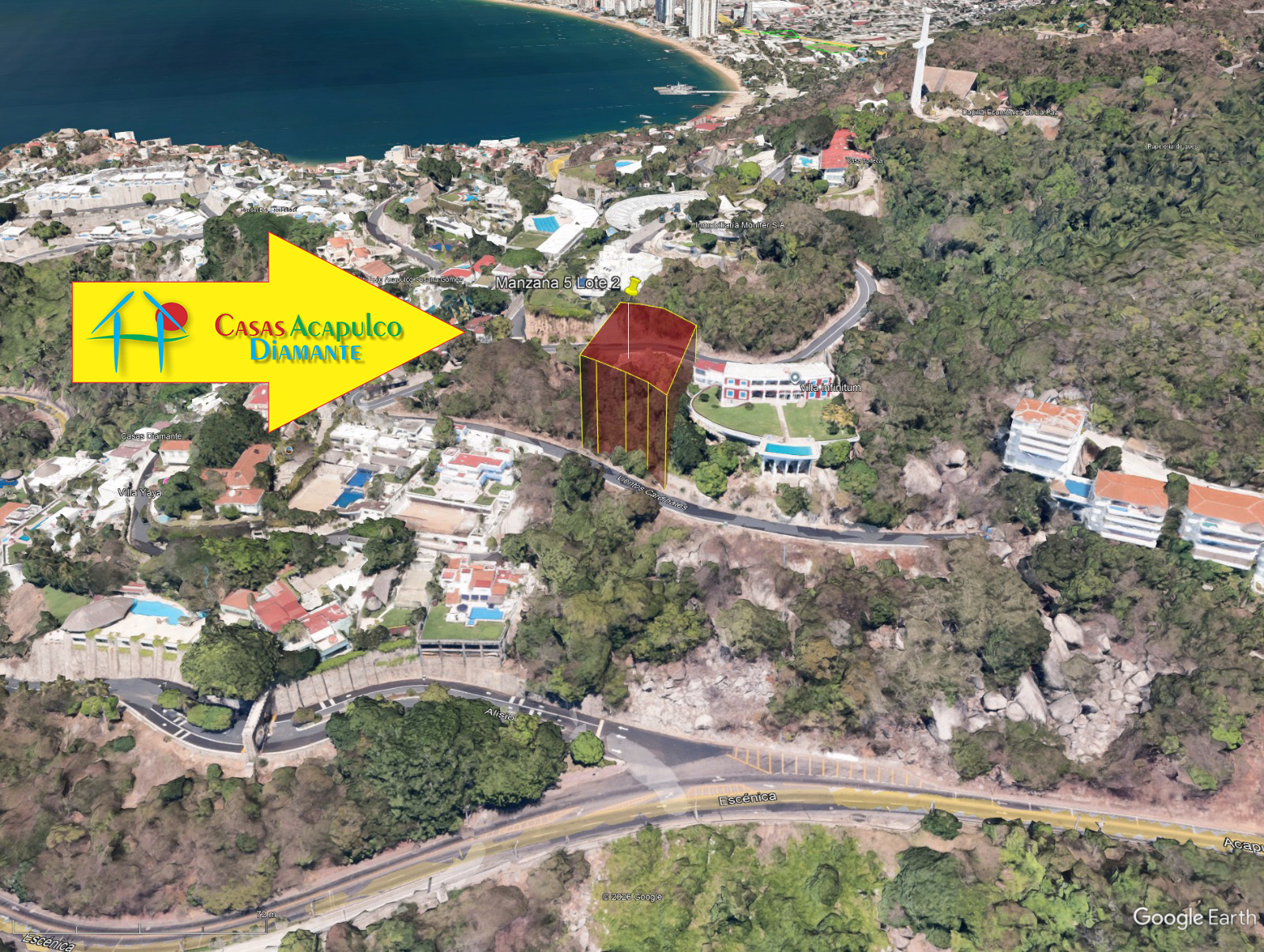 Terreno Las Brisas Altas Manzana 5 Lote 2 - Ubicación satelital 5